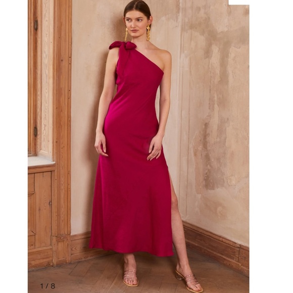 NWT CULT GAIA Kamila One Shoulder Dress - Picture 1 of 11